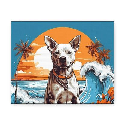 Dog View Canvas - Colorwink