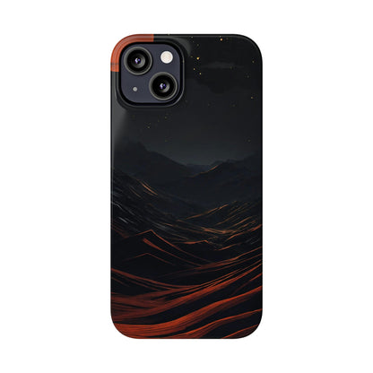 Dramatic Background Flat Slim Case - Colorwink