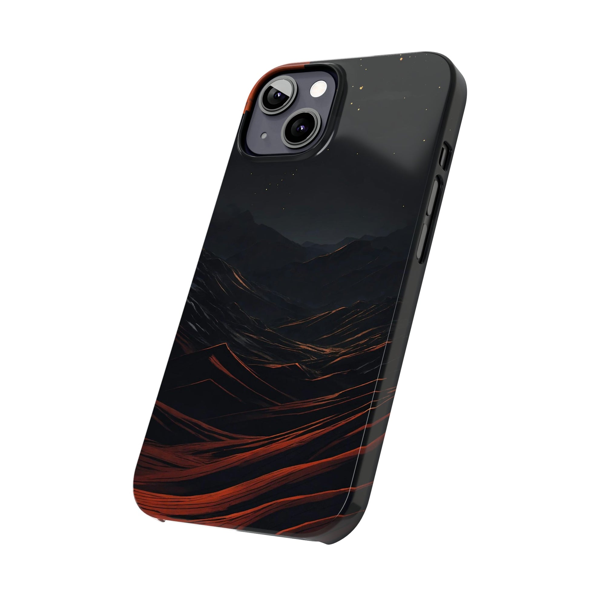 Dramatic Background Flat Slim Case - Colorwink