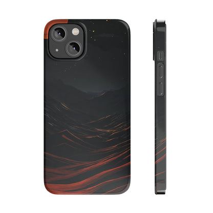 Dramatic Background Flat Slim Case - Colorwink