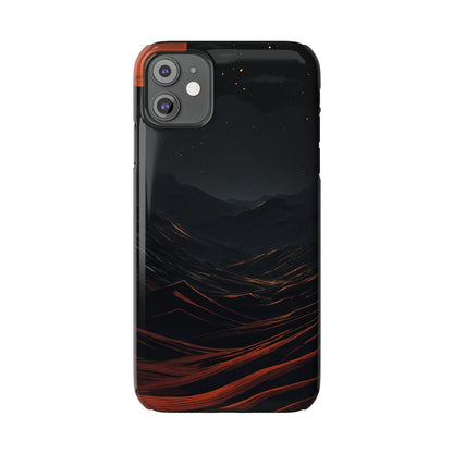 Dramatic Background Flat Slim Case - Colorwink