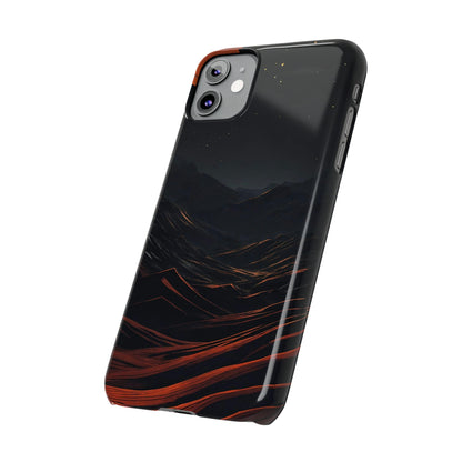 Dramatic Background Flat Slim Case - Colorwink