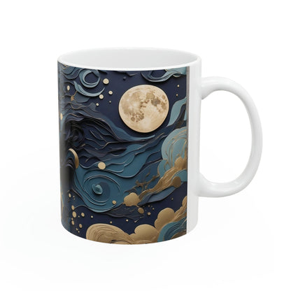 Dreamy Abstract Ceramic Mug - Colorwink