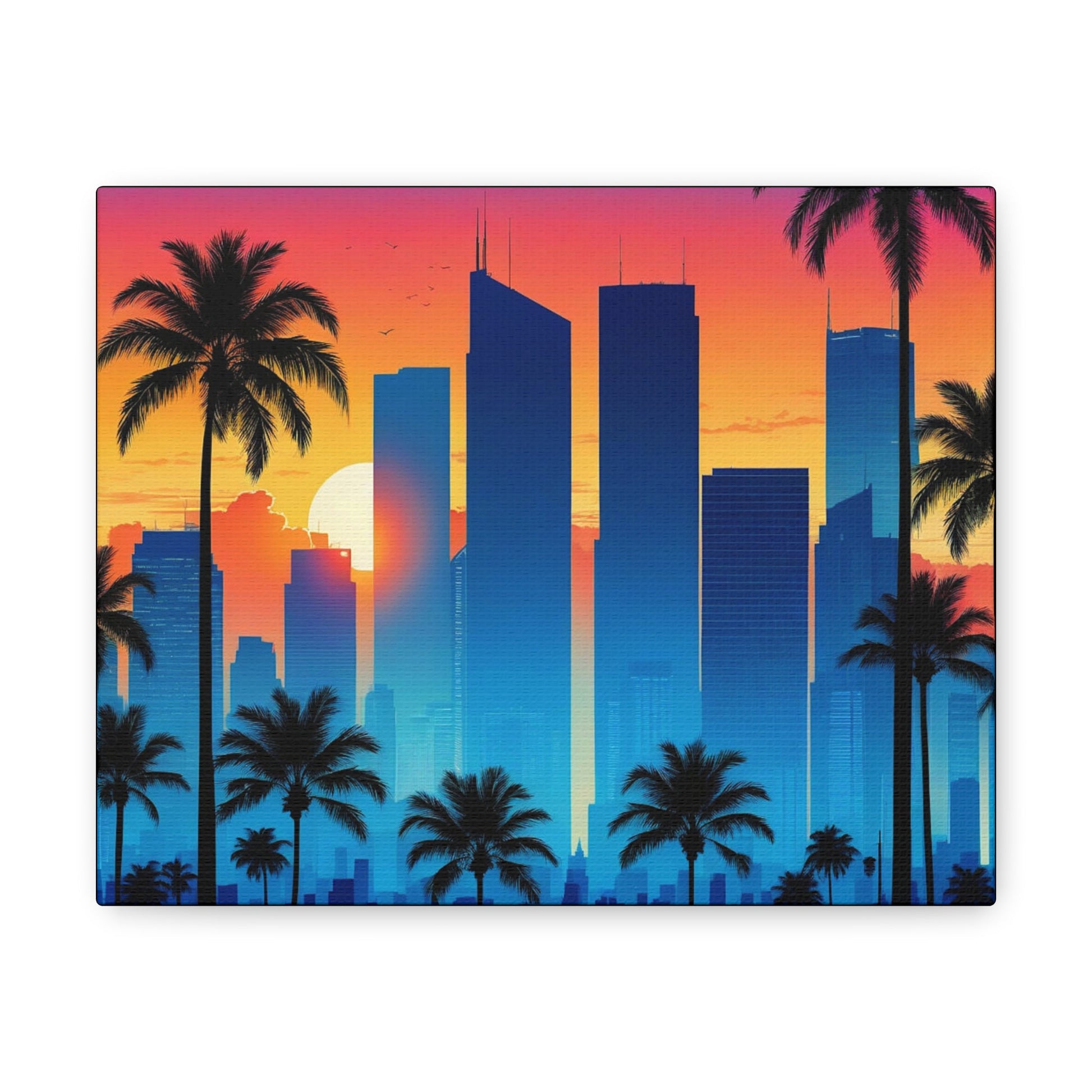 Dubai Skyline Canvas - Colorwink