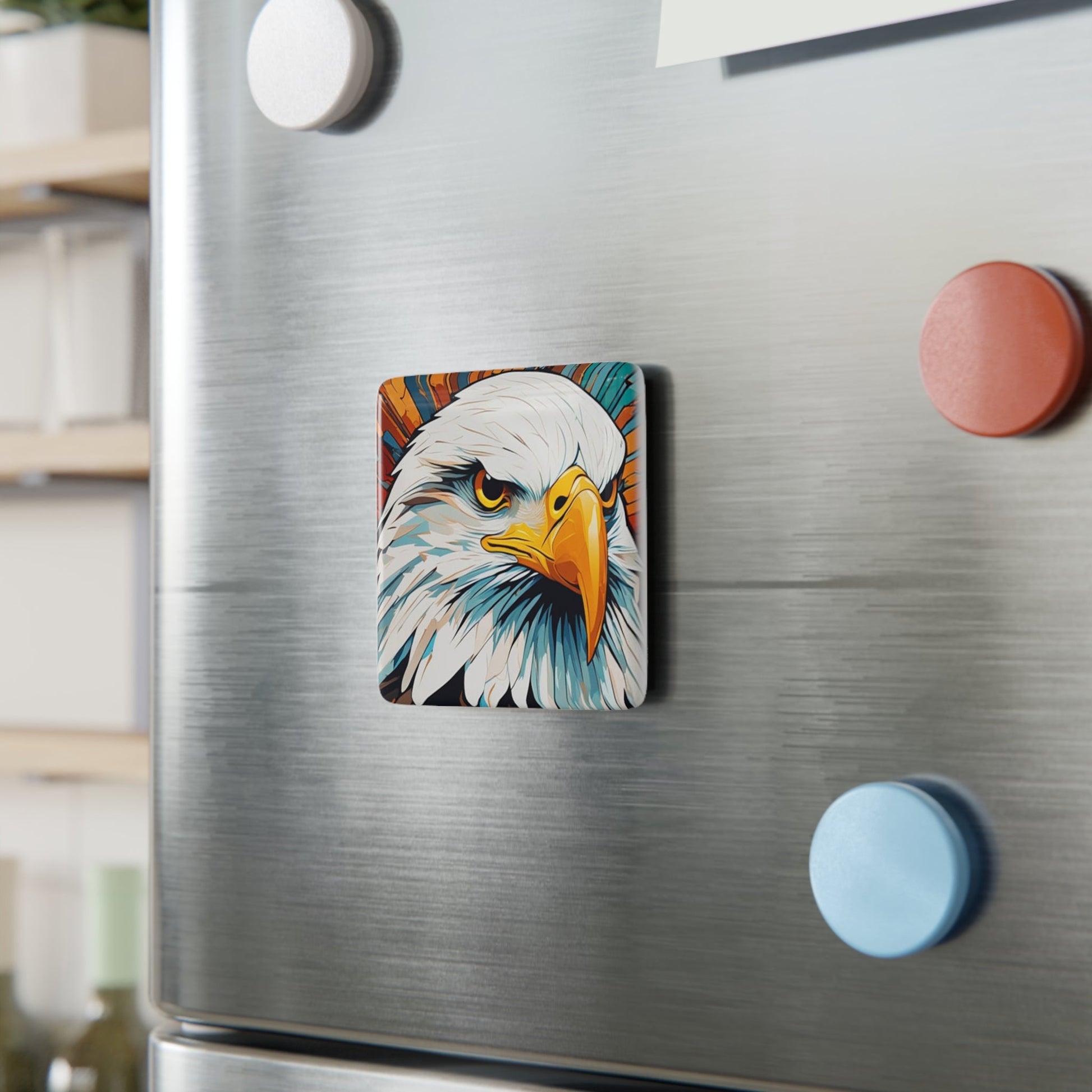 Eagle Fridge Magnet - Colorwink