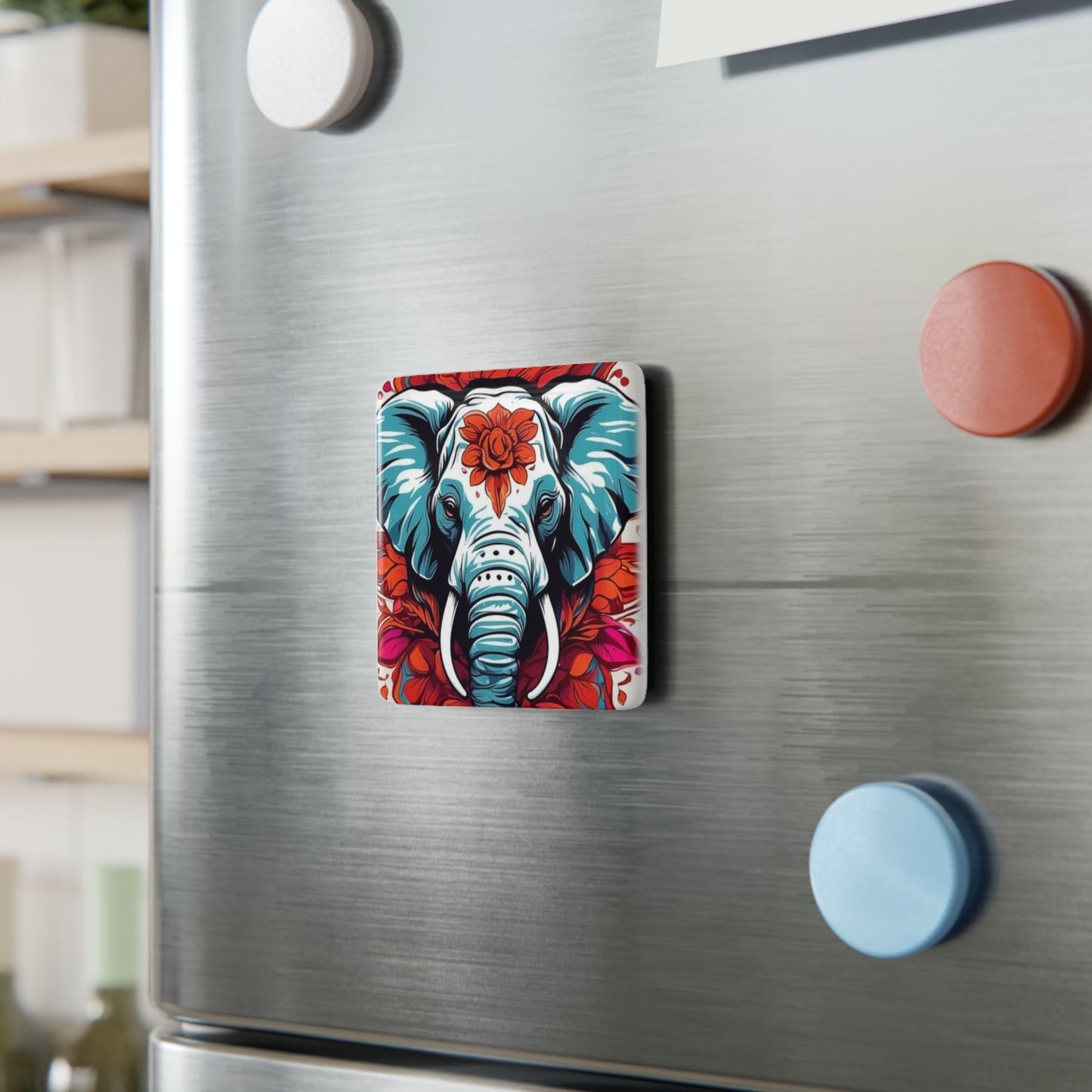 Elephant Fridge Magnet - Colorwink