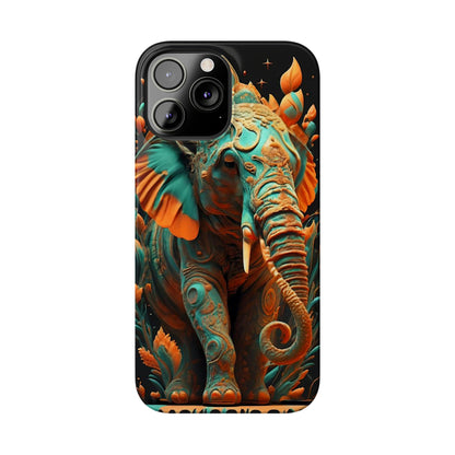 Elephant Slim Phone Case - Colorwink