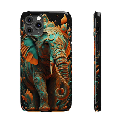 Elephant Slim Phone Case - Colorwink