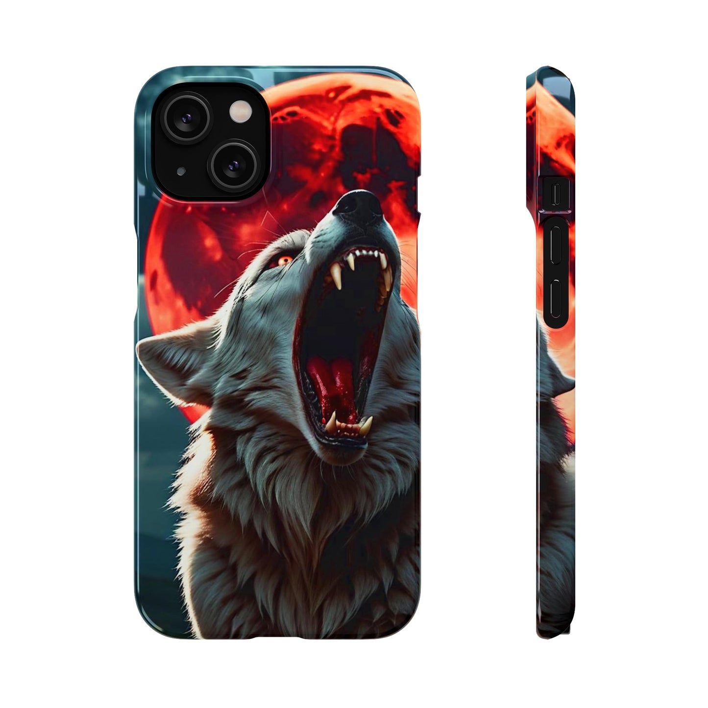 Fierce Wolf Snap Case - Colorwink