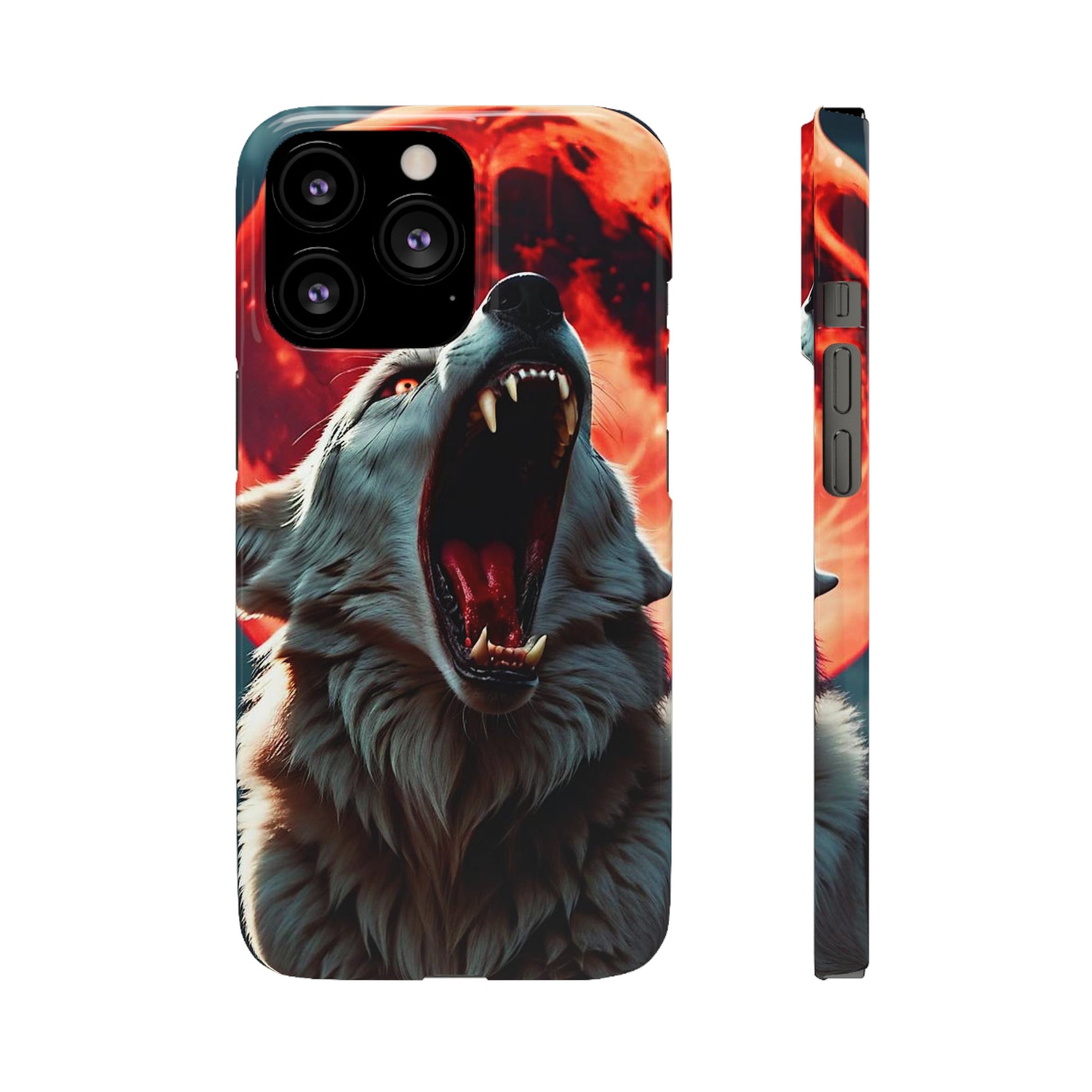 Fierce Wolf Snap Case - Colorwink