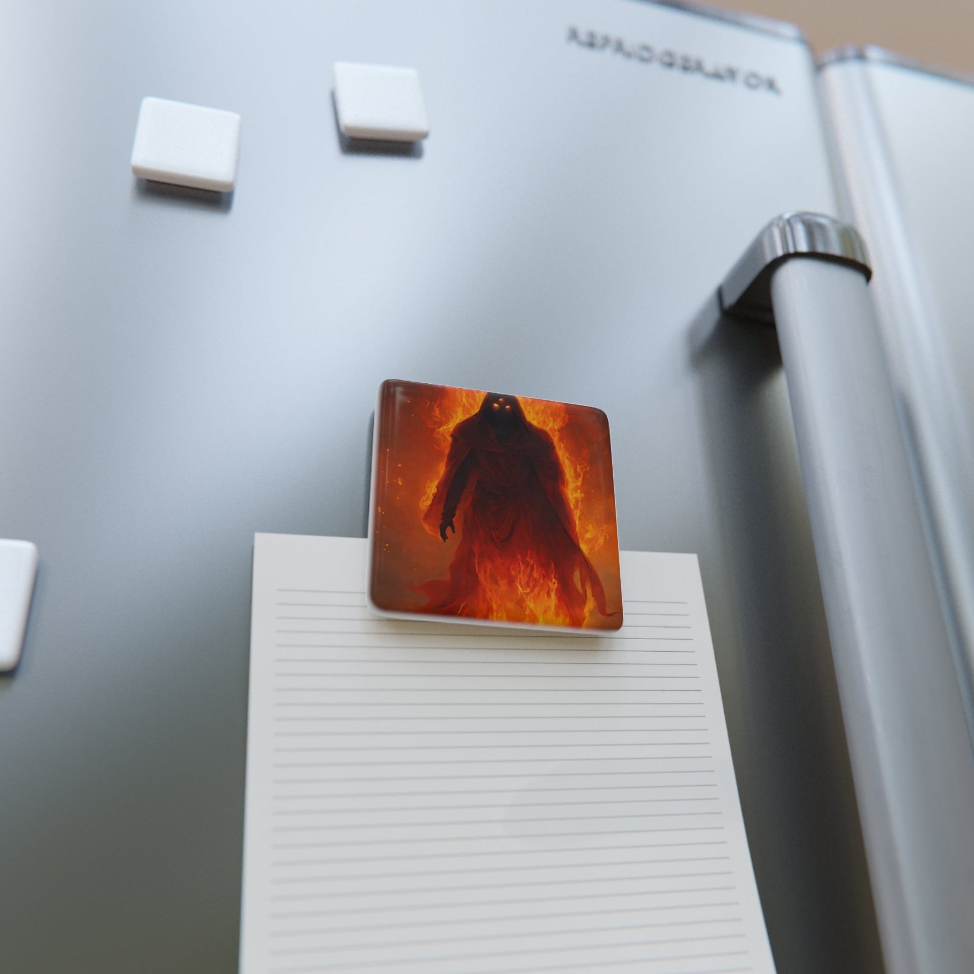 Fire Demon Fridge Magnet - Colorwink