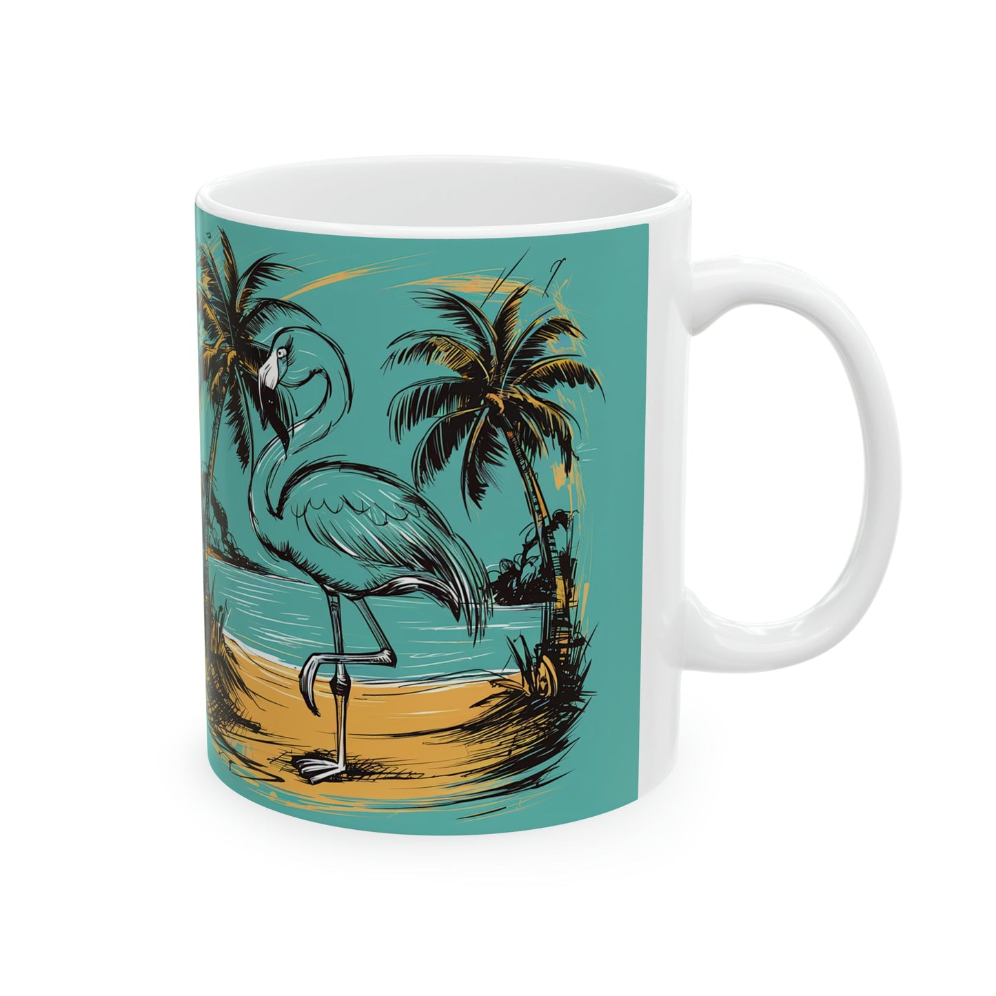 Flamingo Coffee Mug - Colorwink