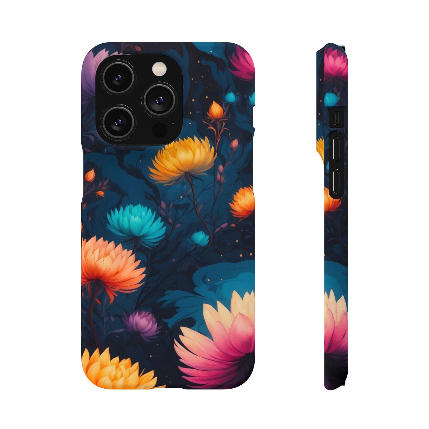 Floral Art Snap Case - Colorwink