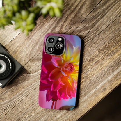 Floral Design Slim Phone Case - Colorwink