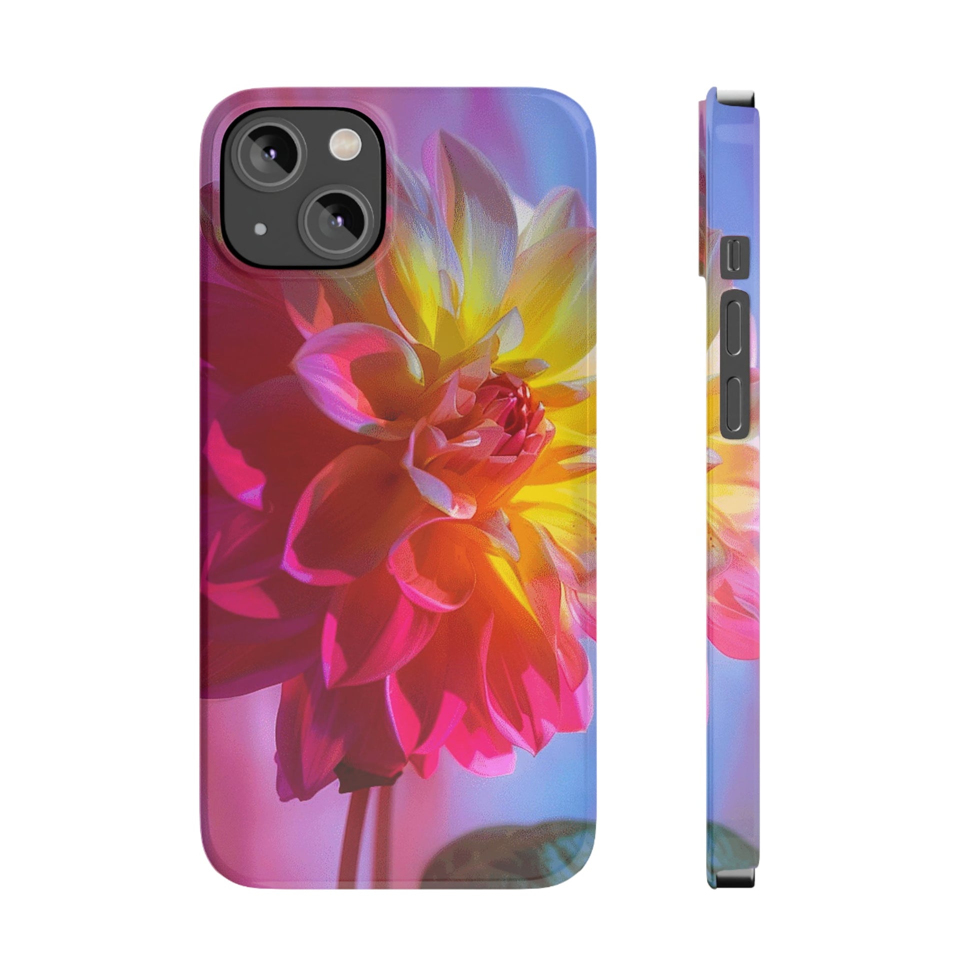 Floral Design Slim Phone Case - Colorwink