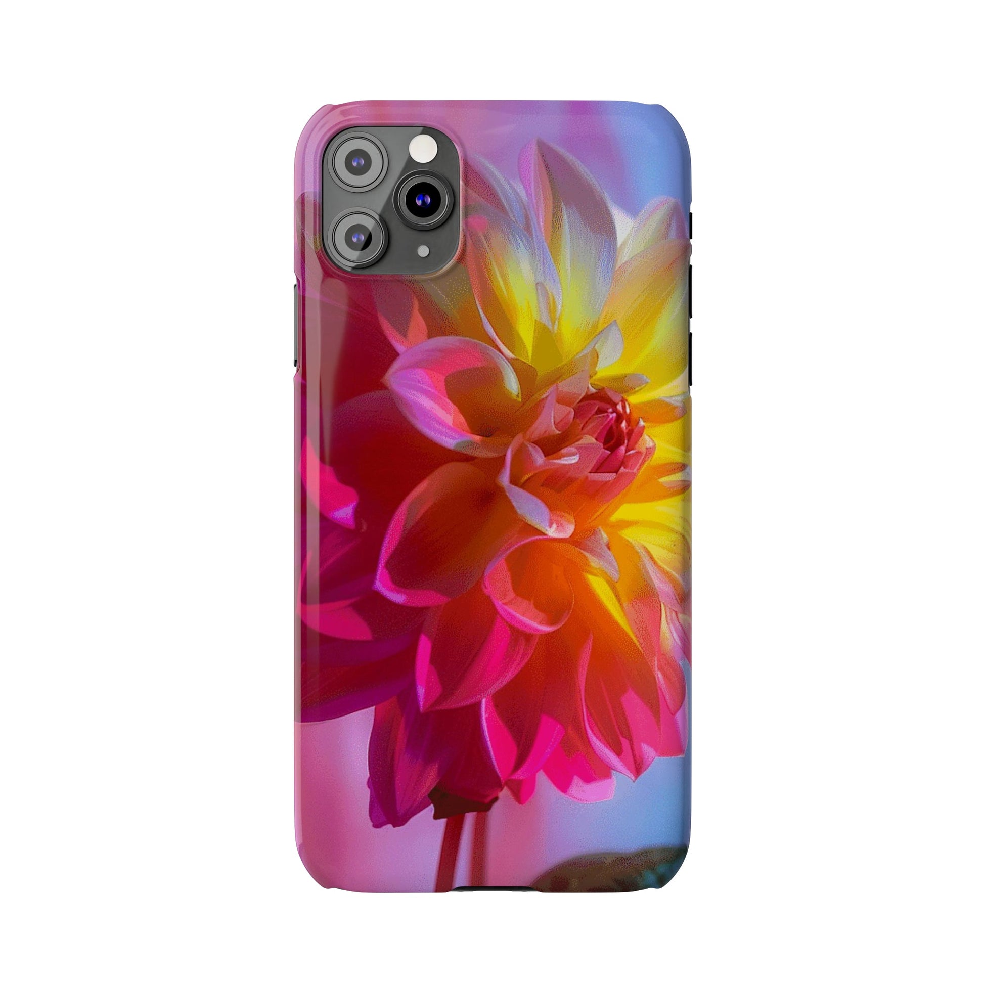 Floral Design Slim Phone Case - Colorwink