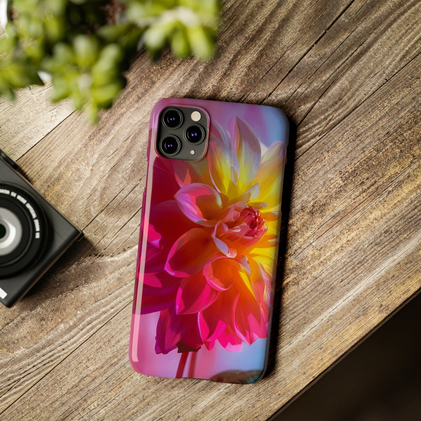 Floral Design Slim Phone Case - Colorwink