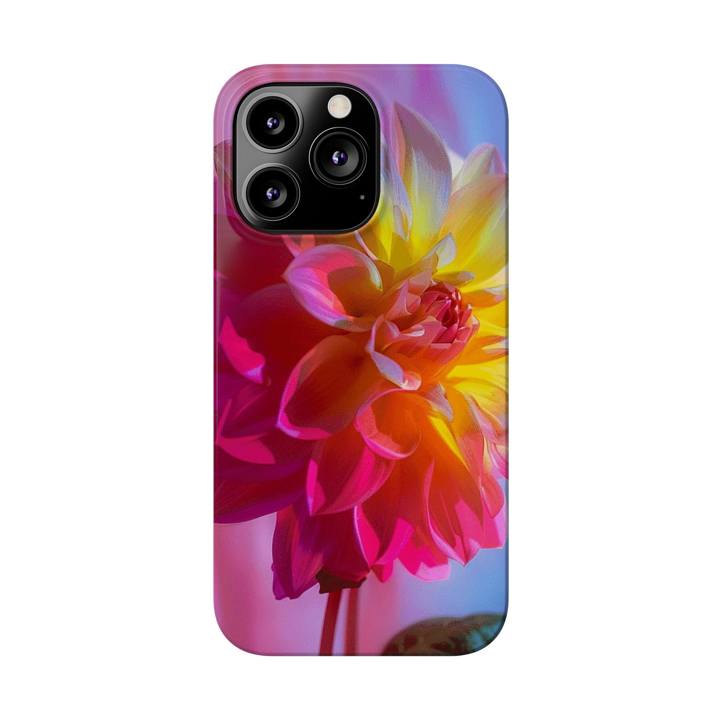 Floral Design Slim Phone Case - Colorwink