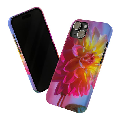 Floral Design Slim Phone Case - Colorwink