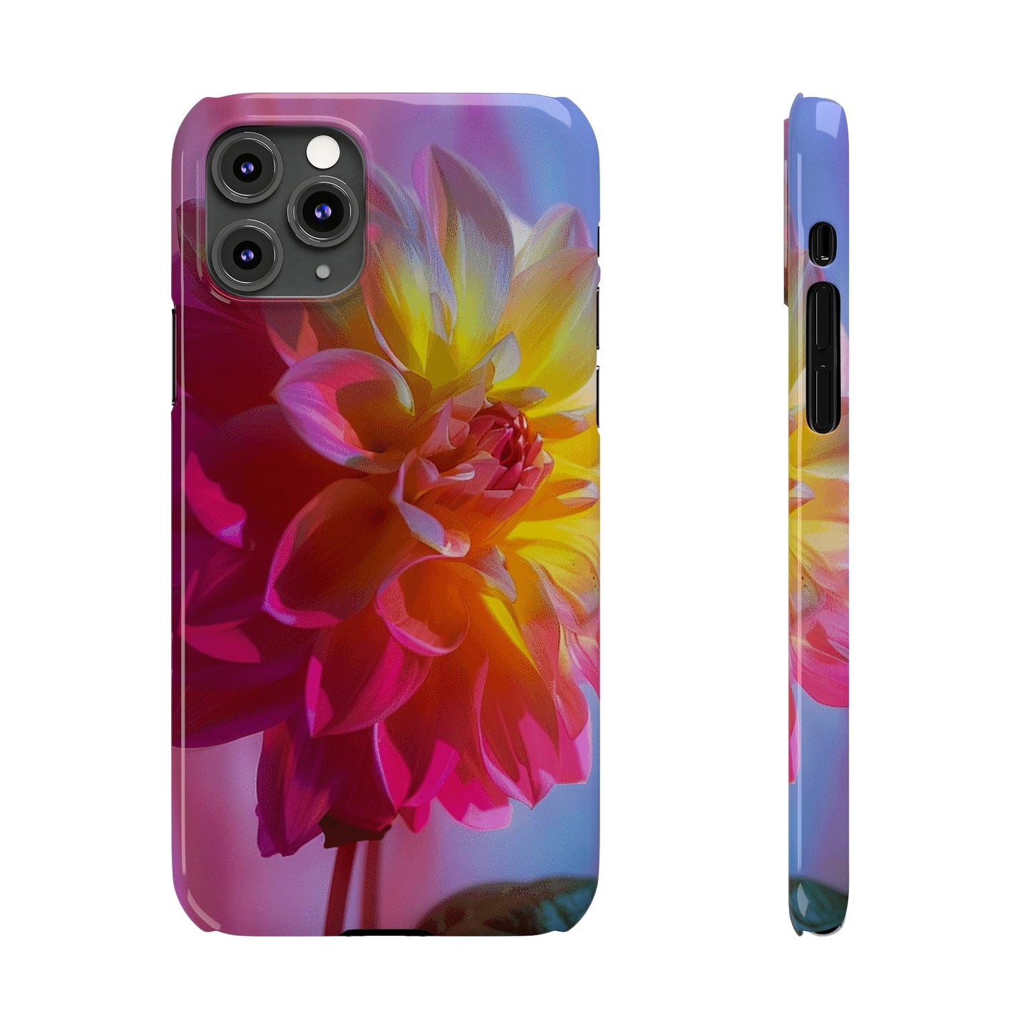 Floral Design Slim Phone Case - Colorwink