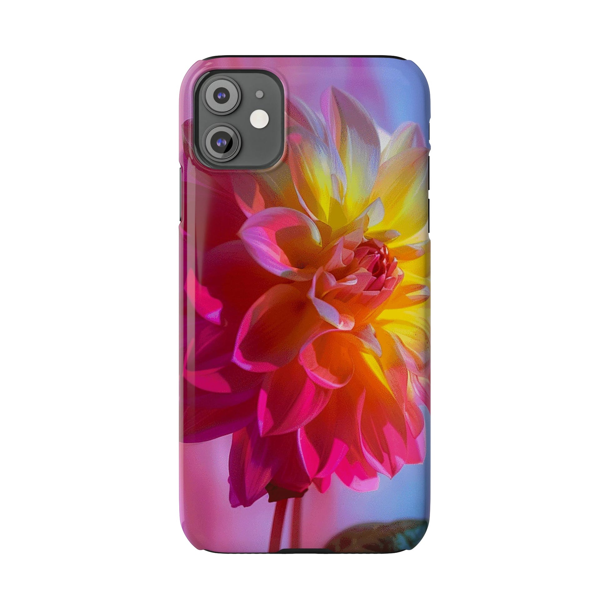 Floral Design Slim Phone Case - Colorwink