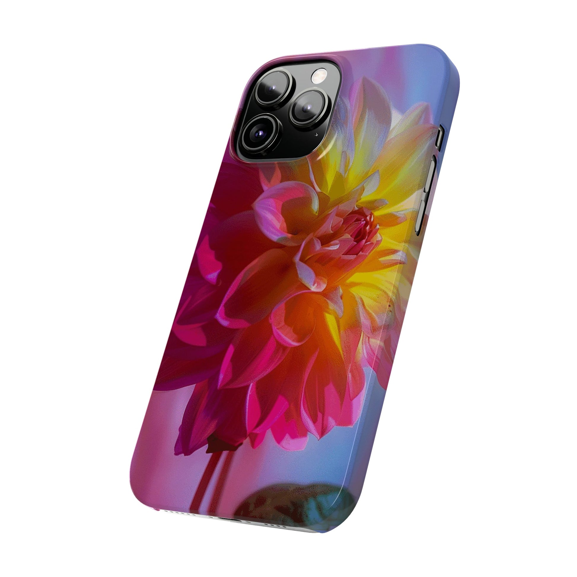 Floral Design Slim Phone Case - Colorwink