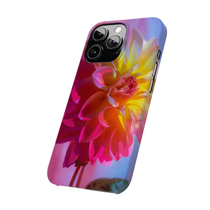 Floral Design Slim Phone Case - Colorwink