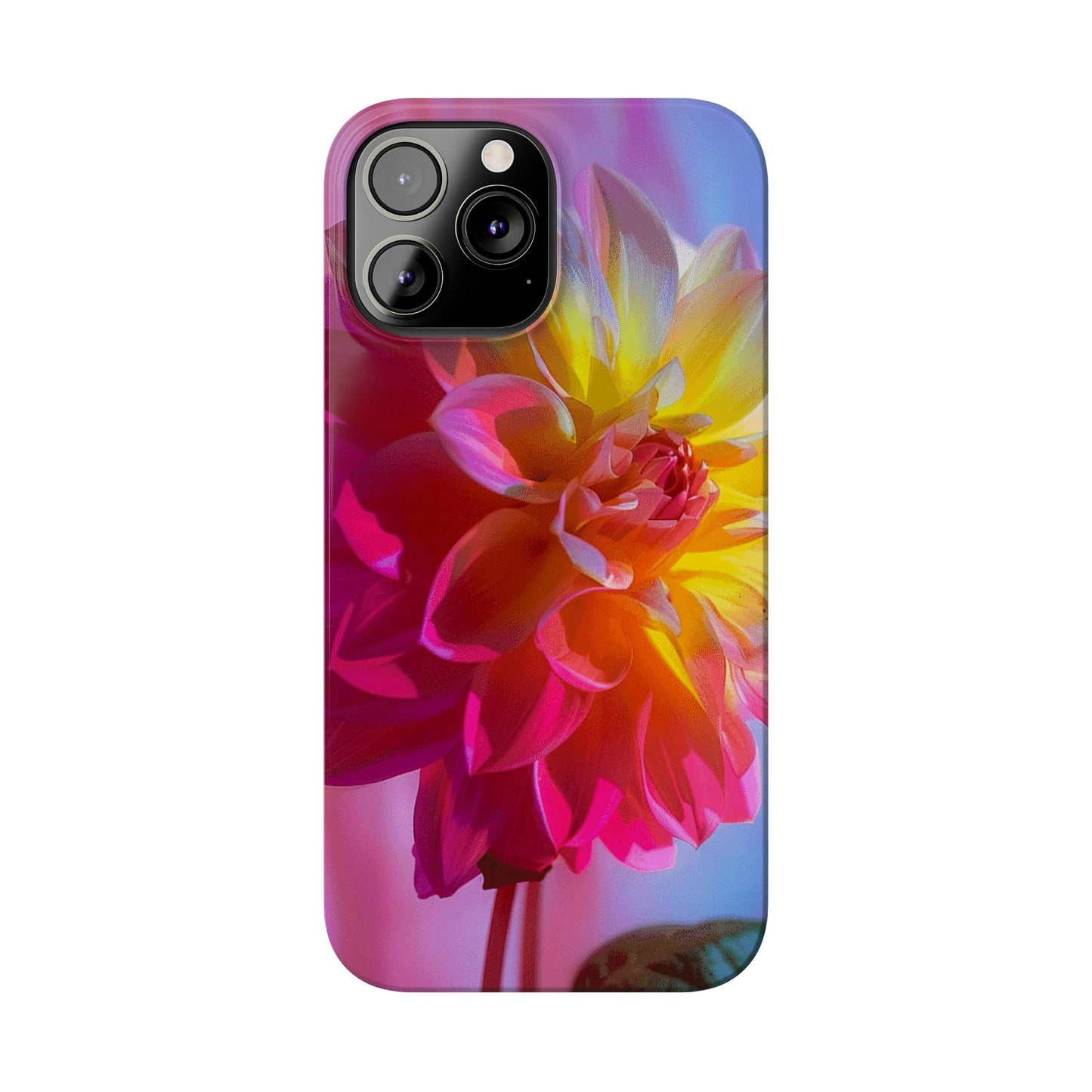 Floral Design Slim Phone Case - Colorwink