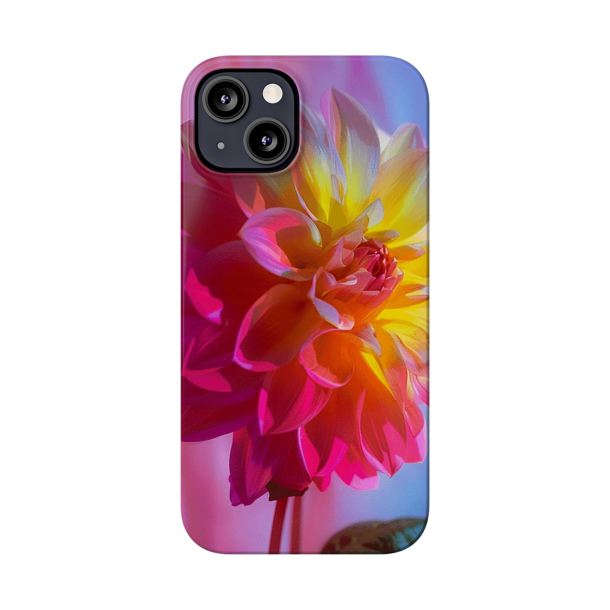 Floral Design Slim Phone Case - Colorwink