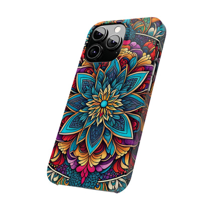 Floral Motifs Slim Phone Case - Colorwink