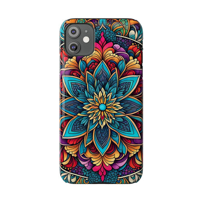 Floral Motifs Slim Phone Case - Colorwink