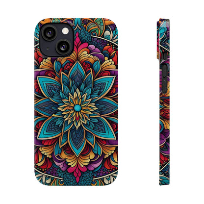 Floral Motifs Slim Phone Case - Colorwink