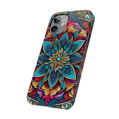 Floral Motifs Slim Phone Case - Colorwink