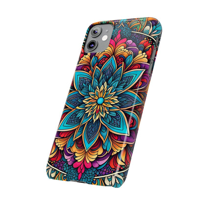 Floral Motifs Slim Phone Case - Colorwink