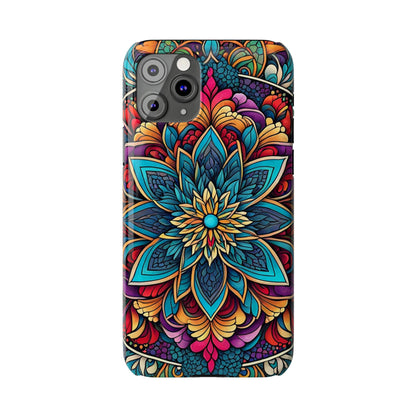 Floral Motifs Slim Phone Case - Colorwink