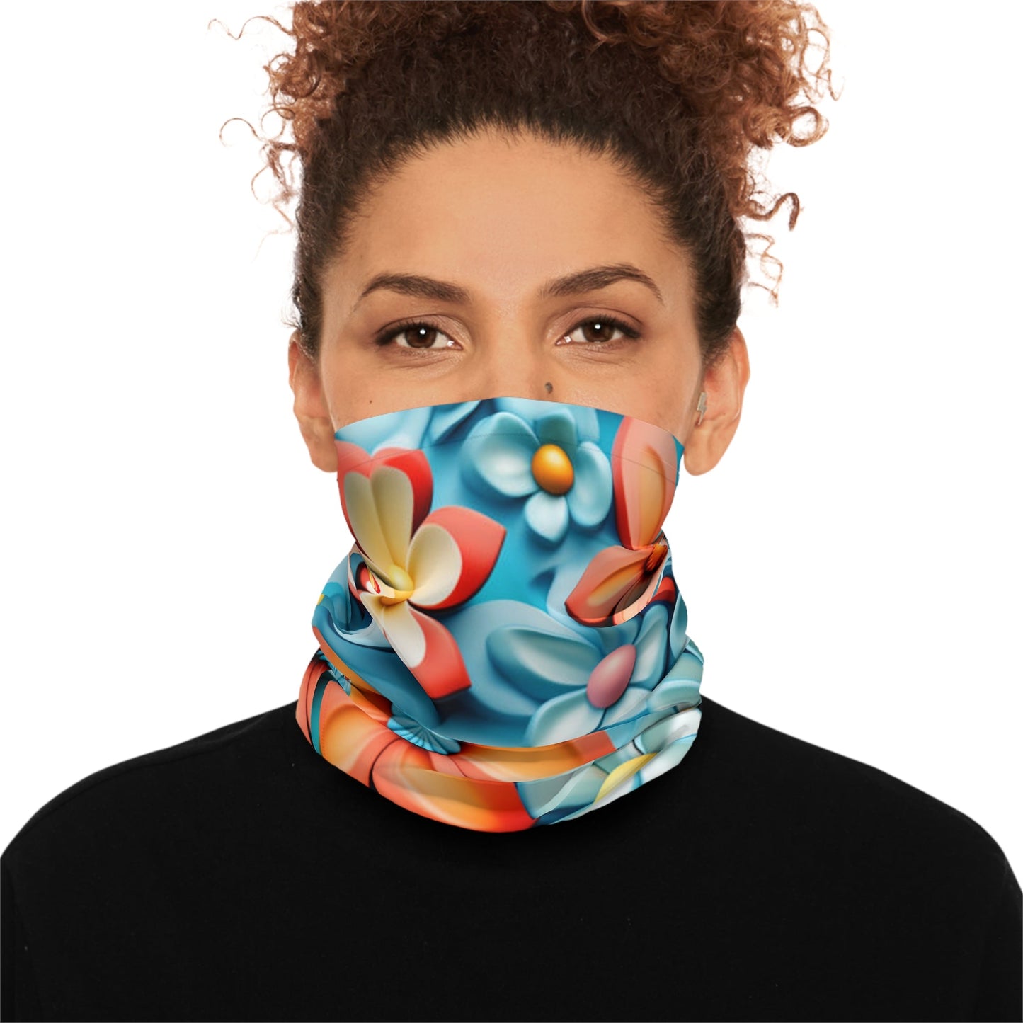 Floral Mural Neck Gaiter - Colorwink