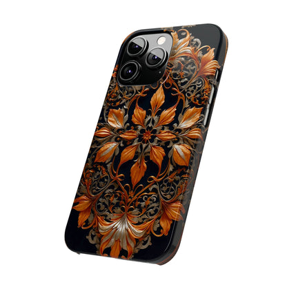 Floral Symphony Slim Phone Case - Colorwink