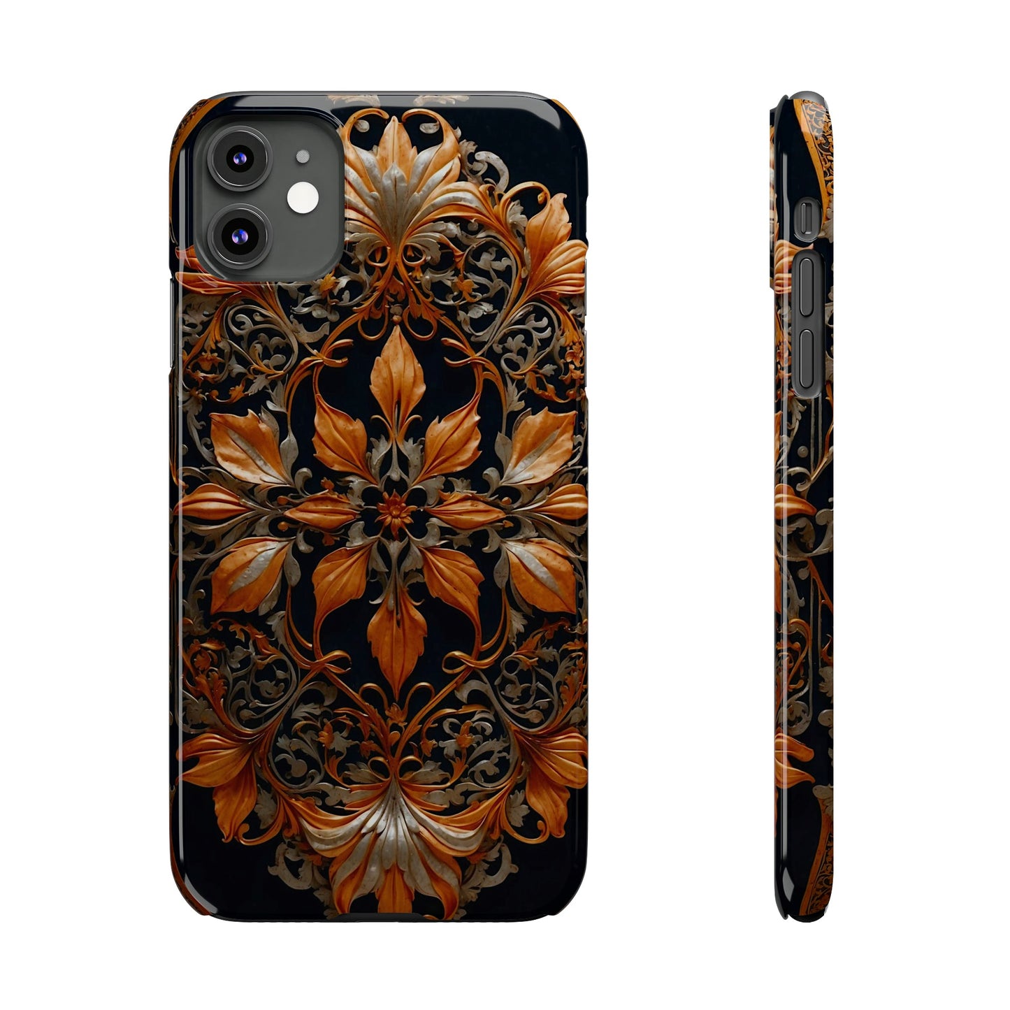 Floral Symphony Slim Phone Case - Colorwink