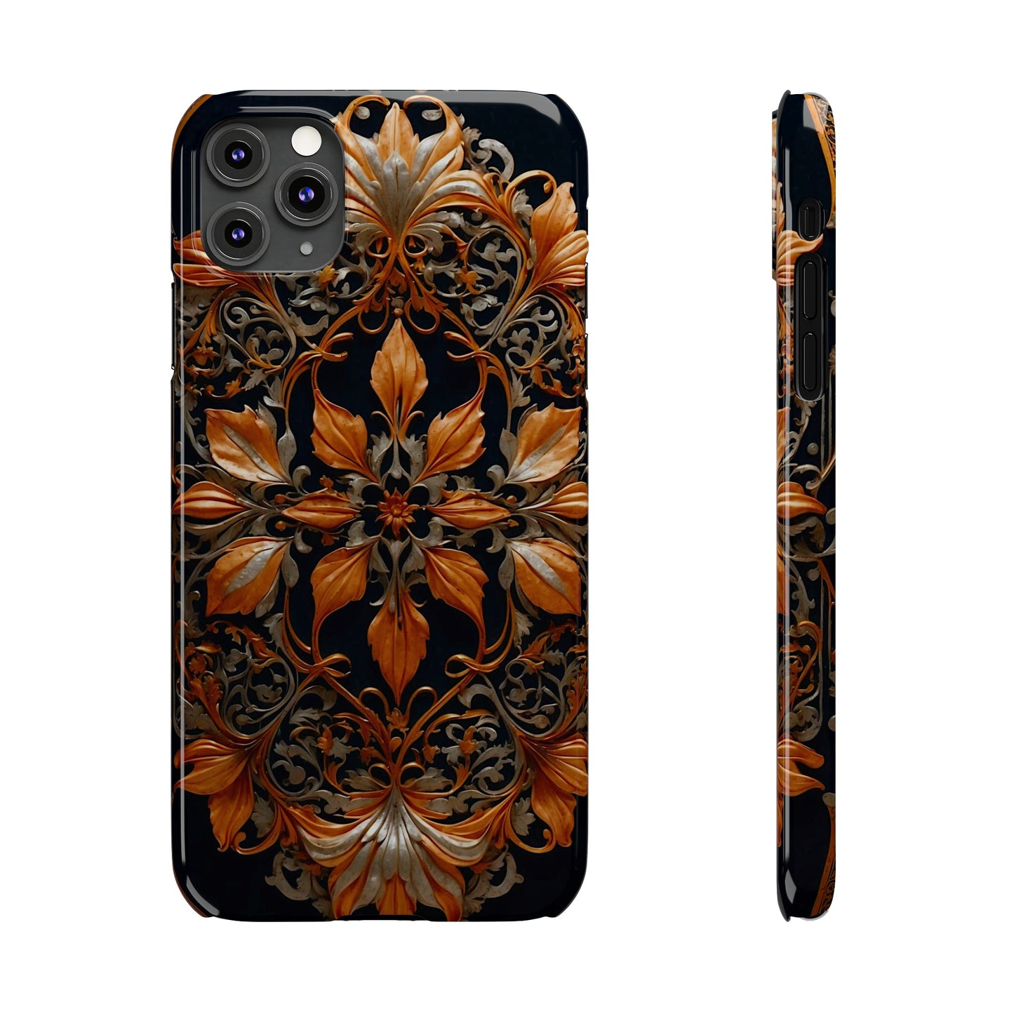 Floral Symphony Slim Phone Case - Colorwink