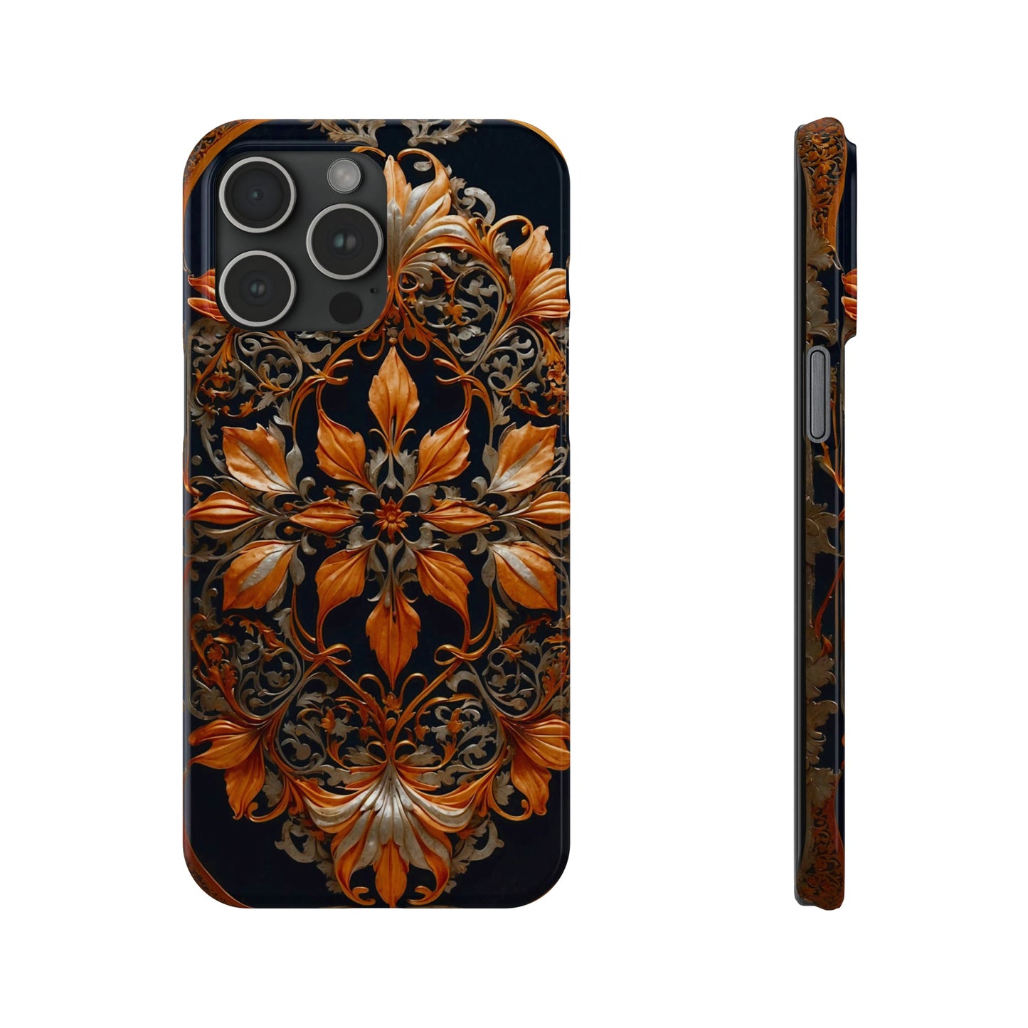 Floral Symphony Slim Phone Case - Colorwink