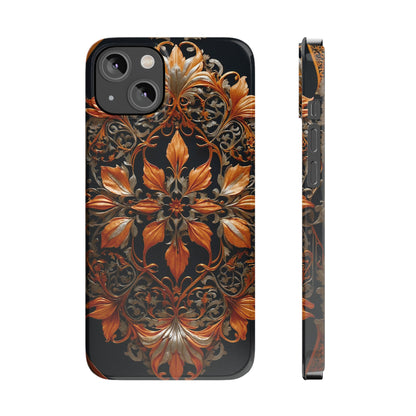 Floral Symphony Slim Phone Case - Colorwink