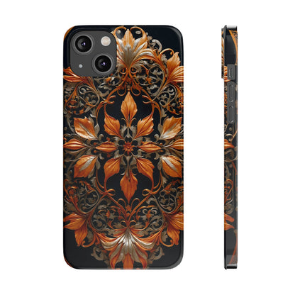 Floral Symphony Slim Phone Case - Colorwink