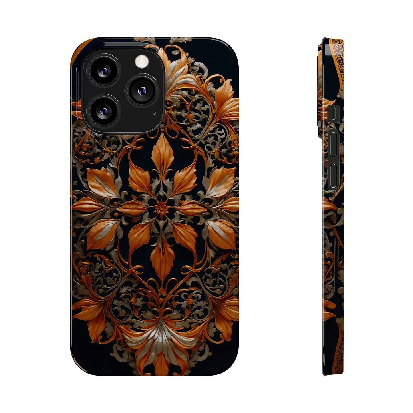 Floral Symphony Slim Phone Case - Colorwink