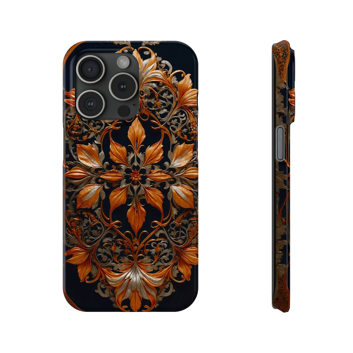 Floral Symphony Slim Phone Case - Colorwink