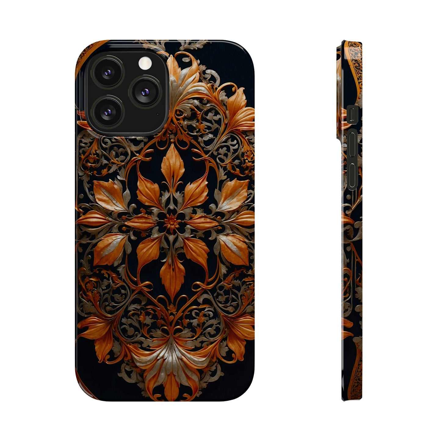 Floral Symphony Slim Phone Case - Colorwink