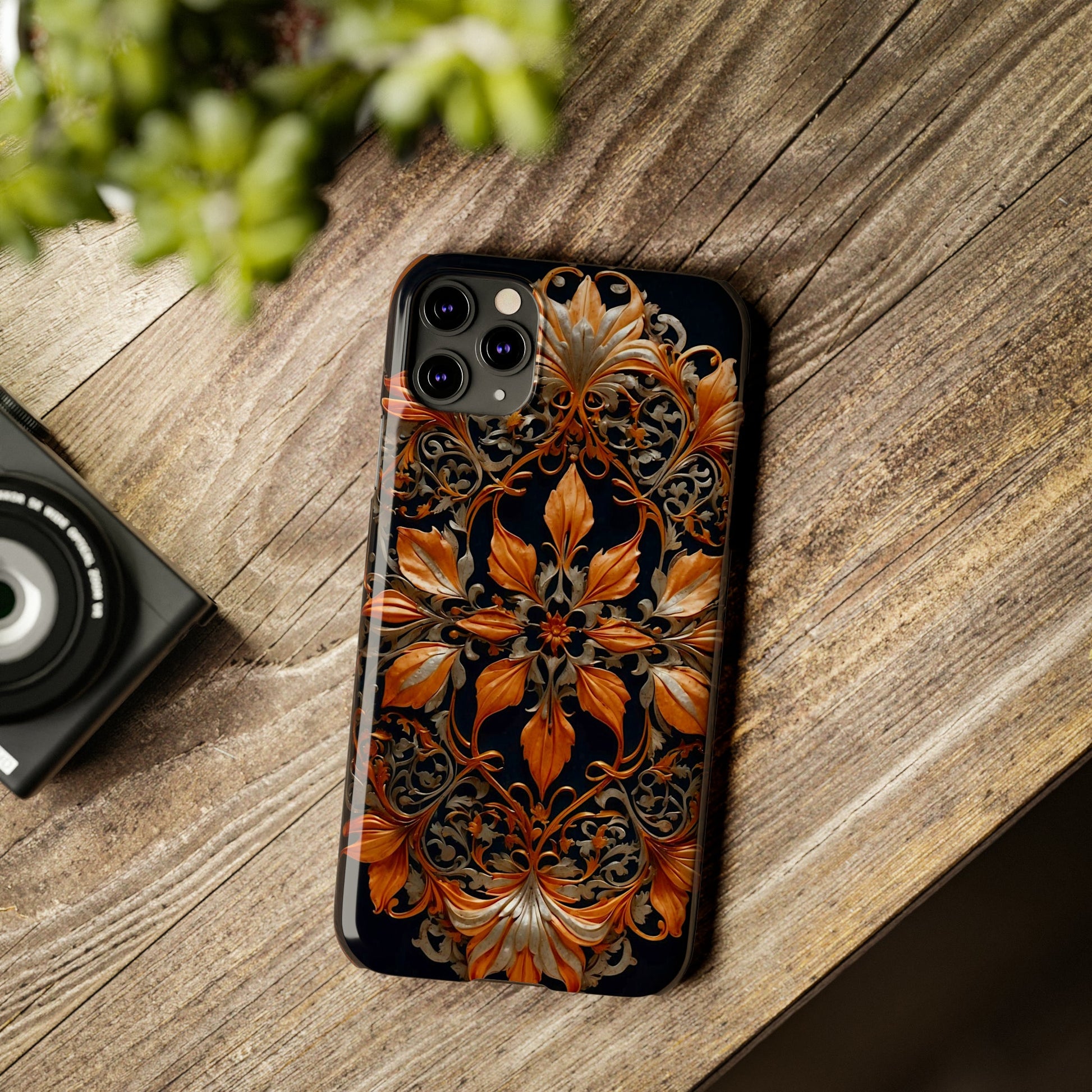 Floral Symphony Slim Phone Case - Colorwink