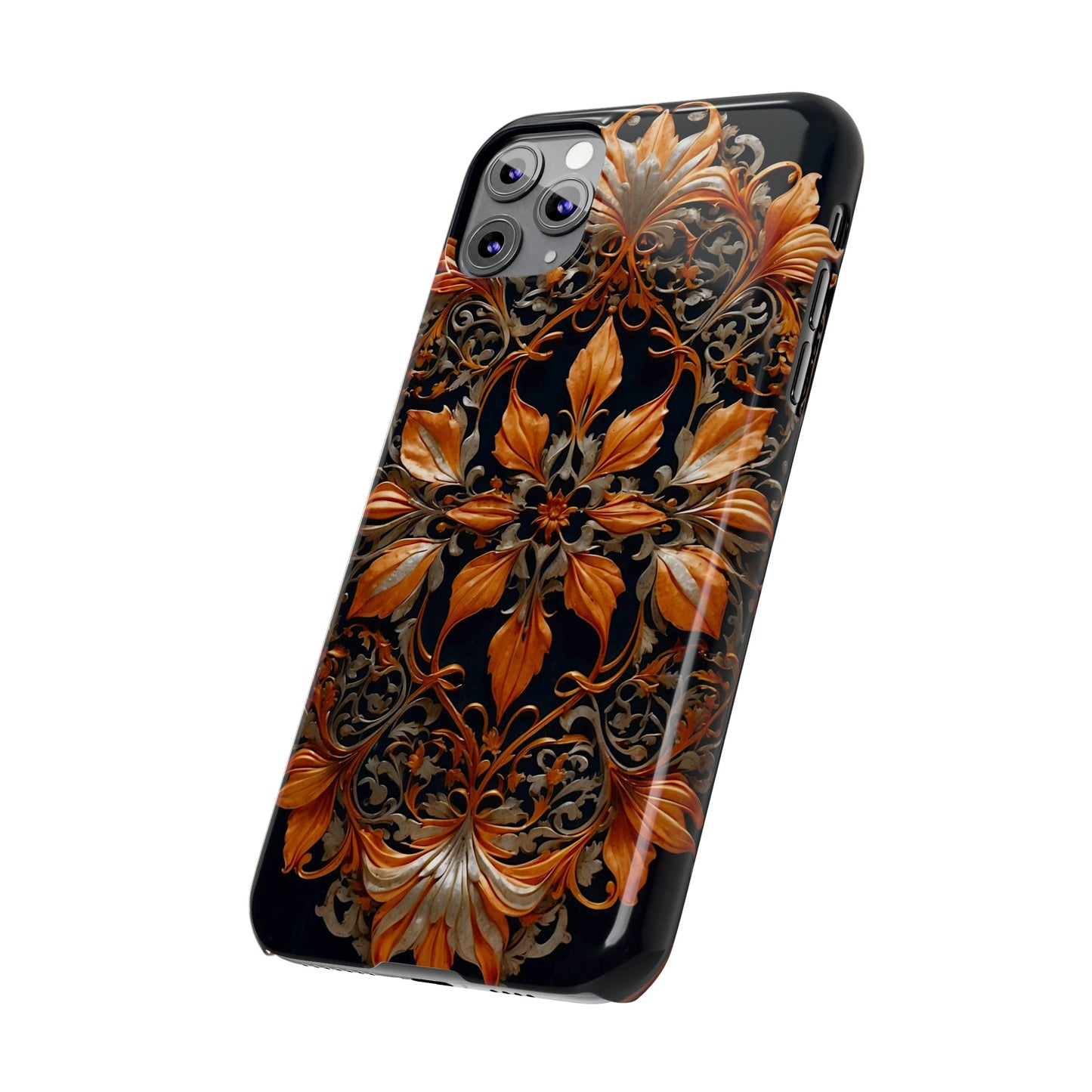 Floral Symphony Slim Phone Case - Colorwink