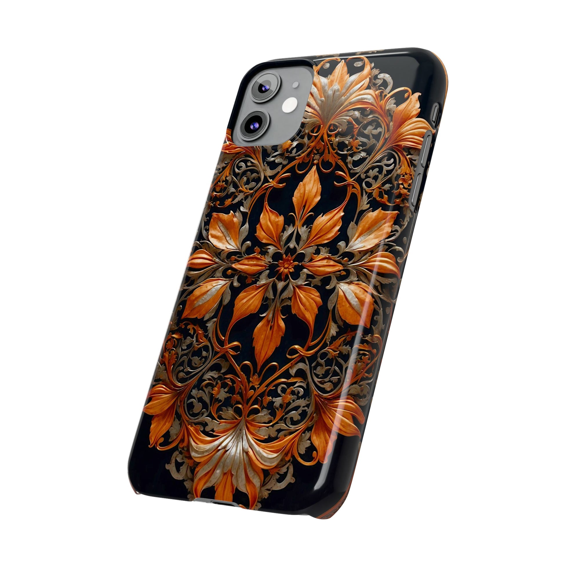 Floral Symphony Slim Phone Case - Colorwink