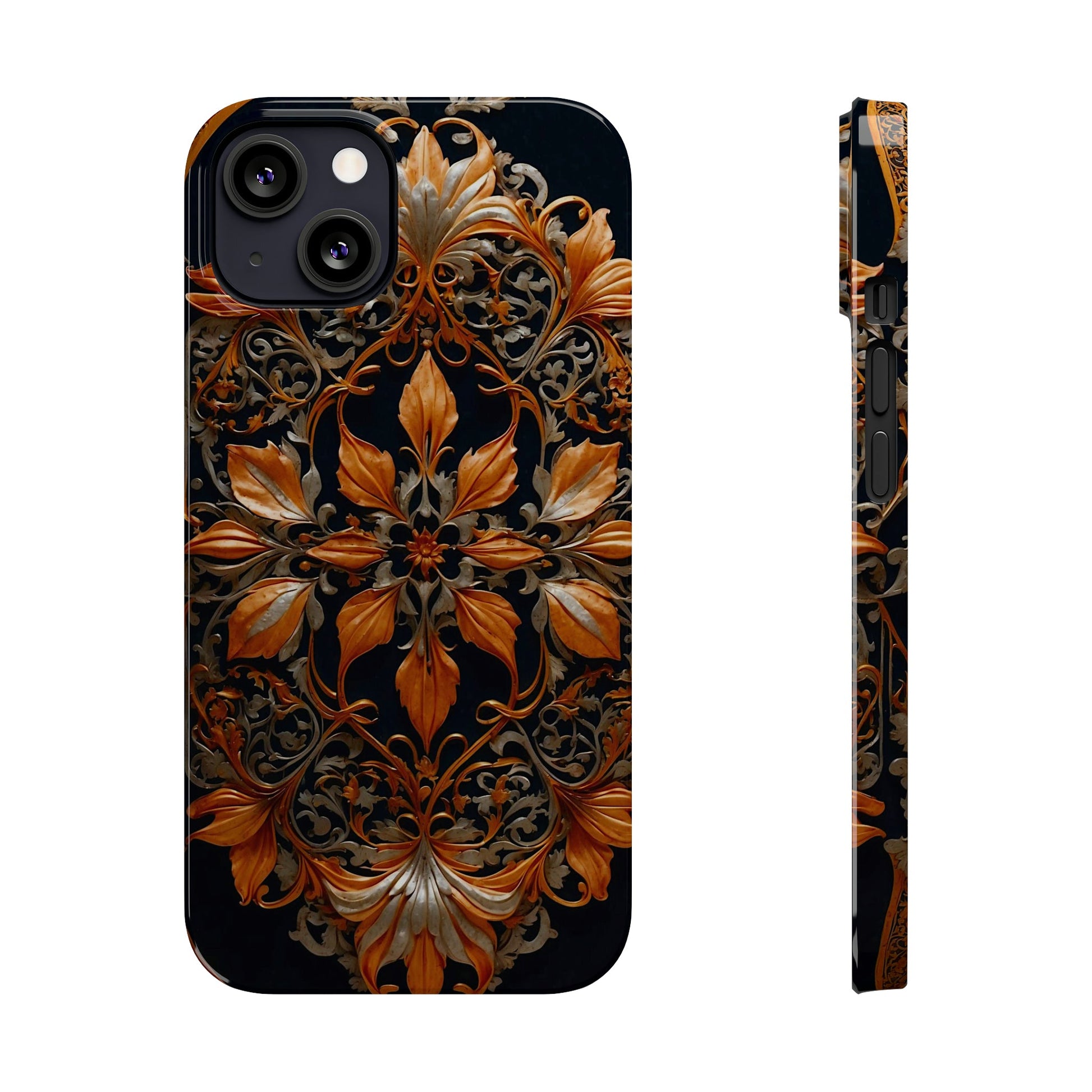 Floral Symphony Slim Phone Case - Colorwink