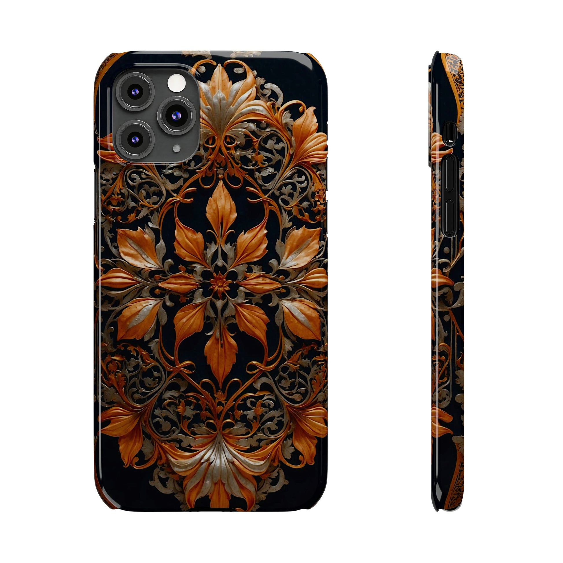 Floral Symphony Slim Phone Case - Colorwink